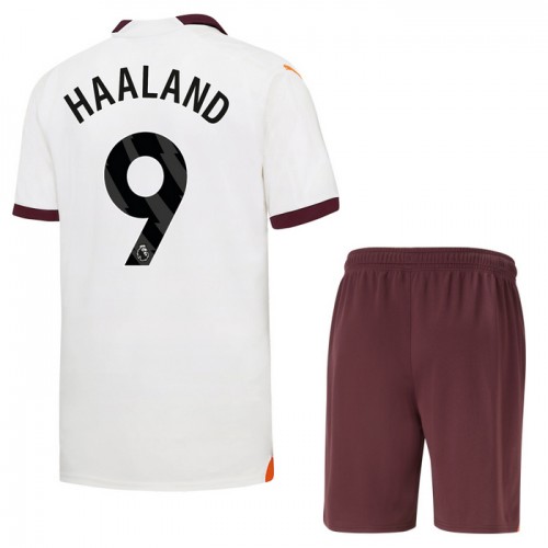 Ensemble Maillot Manchester City Haaland 9 Exterieur 2023-24 Enfant Ensemble Maillot Manchester City Haaland 9 Exterieur 2023-24 Enfant